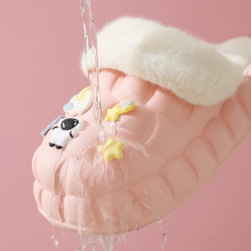 Dép sục lót bông, dép bông có thể tháo rời đi trong nhà mùa đông - TinTinStore