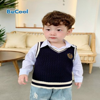  Áo gile len bé trai Áo len gile vặn thừng cho bé cực xinh từ 8-26kg- Áo Khoác len đẹp cho bé trai BINBON KIDS 