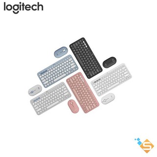 Bộ chuột & bàn phím logitech pebble 2 k380s m350s - slient, logitech option+, easy-switch - bảo hành chính hãng 1 năm