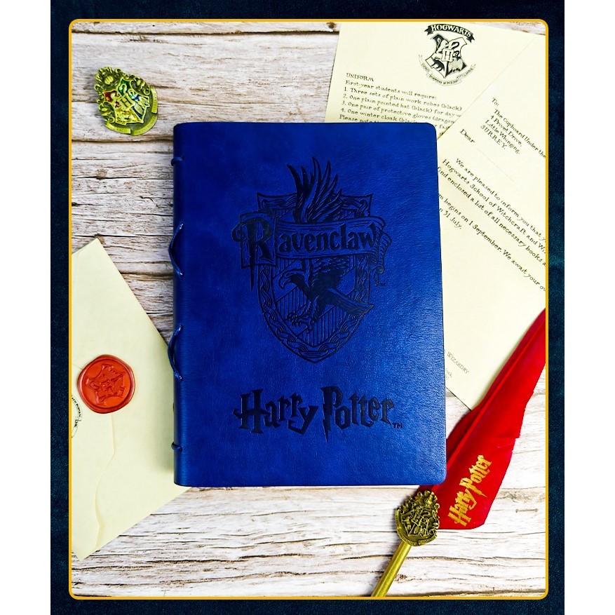 Cá Chép - Sổ tay bìa giả da PU học viện Hogwarts Harry Potter
