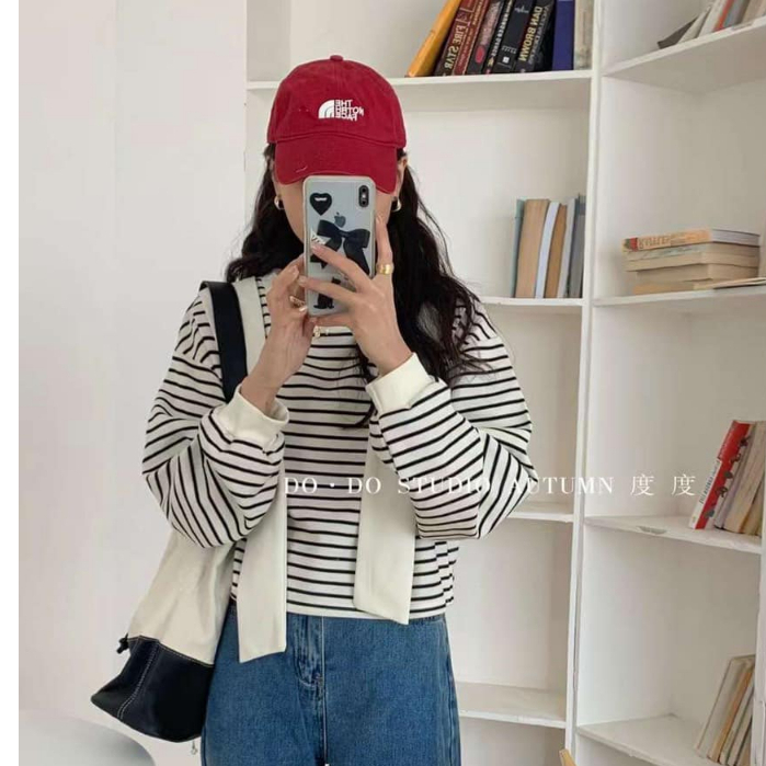 ÁO NỈ DÀI TAY KÈM KHĂN BASIC