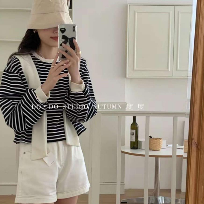 ÁO NỈ DÀI TAY KÈM KHĂN BASIC