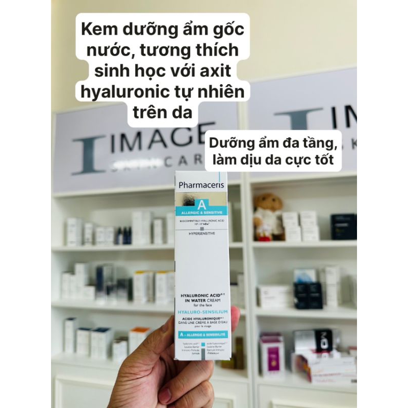 Kem dưỡng ẩm gốc nước Hyaluro Sensilium Pharmaceris