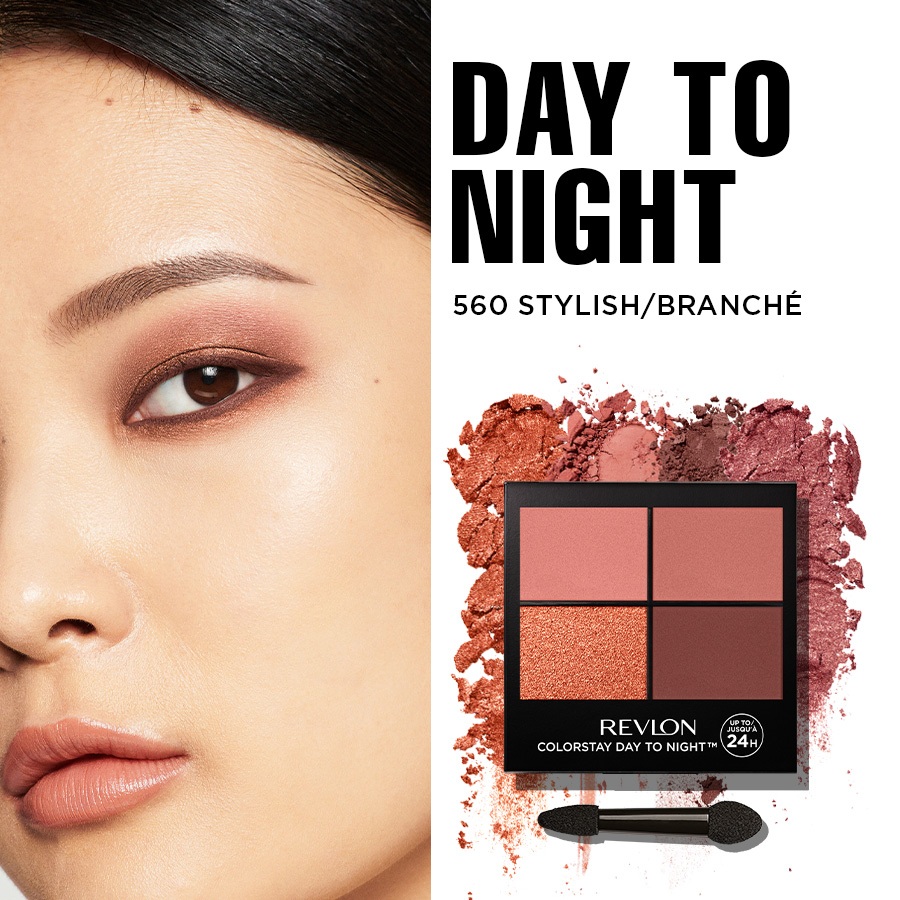 Phấn mắt lâu phai Revlon Colorstay Day to Night EyeShadow Quad 24h