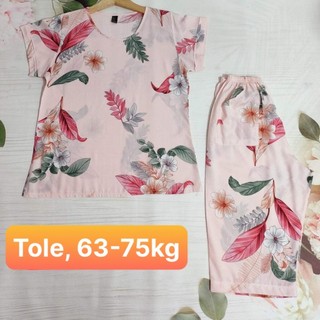 [HCM] (63-75kg) Đồ bộ bigsize LỬNG tole/lanh. DRAP GÔI CODIPA.