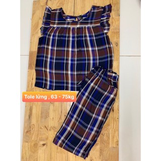 [HCM] (63-75kg) Đồ bộ bigsize LỬNG tole/lanh. DRAP GÔI CODIPA.