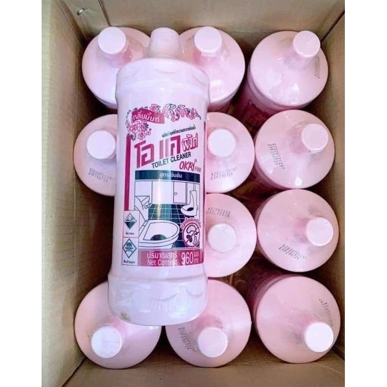 Nước Tẩy Rửa Toilet Okay Thái Lan 960ml, Nước lau gạch đa năng cao cấp Sifa 1200ml