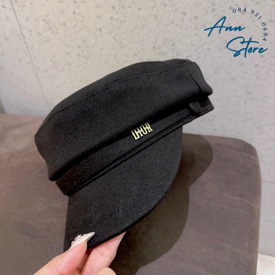 Mũ Kepi dạ thời trang cao cấp, phom dáng chuẩn đẹp, màu sắc trang nhã, dễ dàng phối đồ, mẫu mới 2023