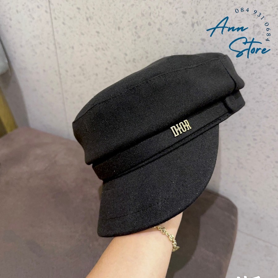 Mũ Kepi dạ thời trang cao cấp, phom dáng chuẩn đẹp, màu sắc trang nhã, dễ dàng phối đồ, mẫu mới 2023