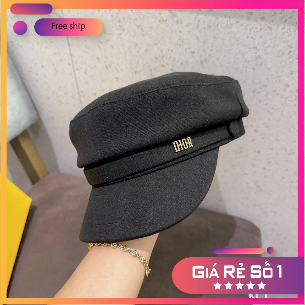 Mũ Kepi dạ thời trang cao cấp, phom dáng chuẩn đẹp, màu sắc trang nhã, dễ dàng phối đồ, mẫu mới 2023