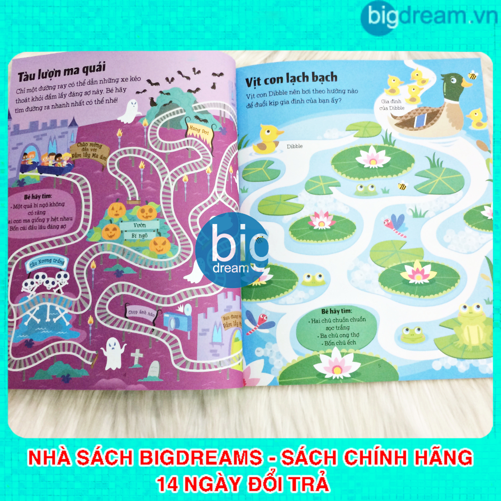 Sách - Mê Cung Phát Triển Tư Duy - Rèn luyện khả năng tập trung, phát triển thị giác và trí thông minh cho bé