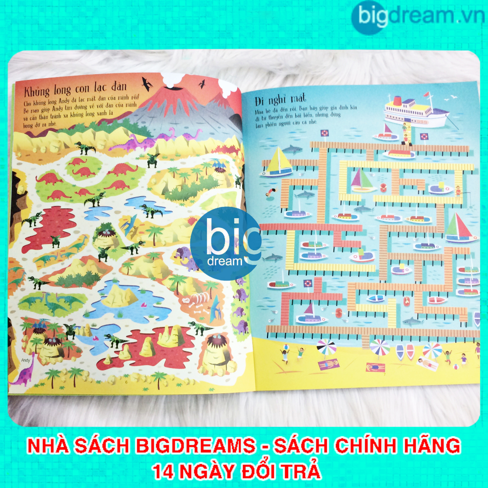 Sách - Mê Cung Phát Triển Tư Duy - Rèn luyện khả năng tập trung, phát triển thị giác và trí thông minh cho bé