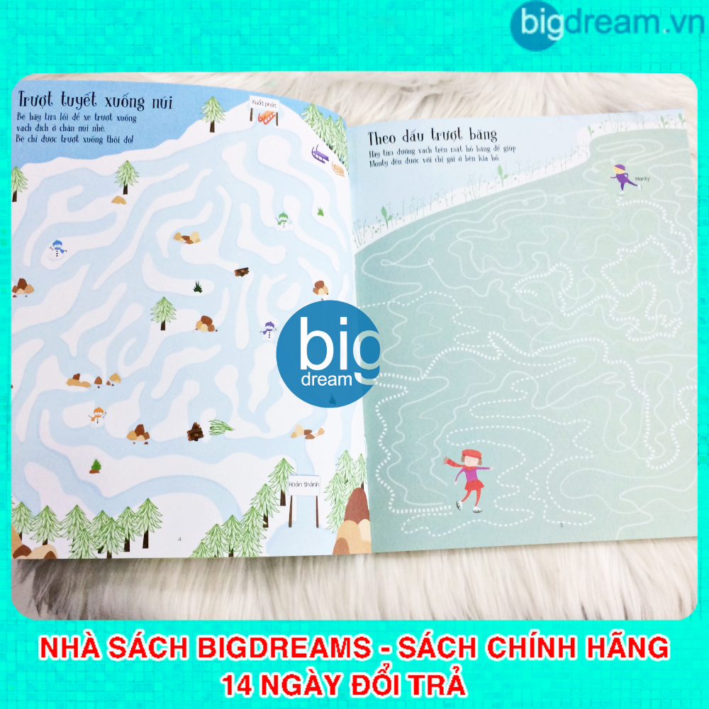 Sách - Mê Cung Phát Triển Tư Duy - Rèn luyện khả năng tập trung, phát triển thị giác và trí thông minh cho bé