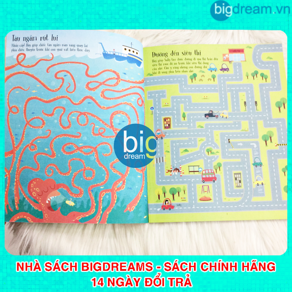 Sách - Mê Cung Phát Triển Tư Duy - Rèn luyện khả năng tập trung, phát triển thị giác và trí thông minh cho bé