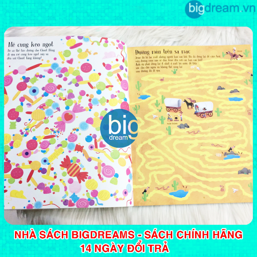 Sách - Mê Cung Phát Triển Tư Duy - Rèn luyện khả năng tập trung, phát triển thị giác và trí thông minh cho bé