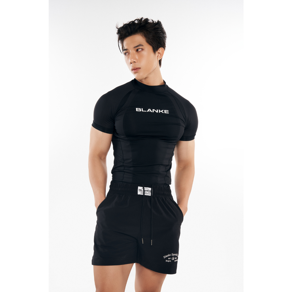 BLANKESPACE Áo Thun WHITIST/ BLACKEST Body Tee Nam Nữ Unisex Vải 4 chiều poly