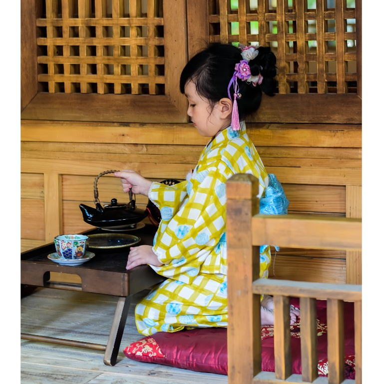 Kimono Trẻ Em Cách Tân Phong Cách Nhật Bản