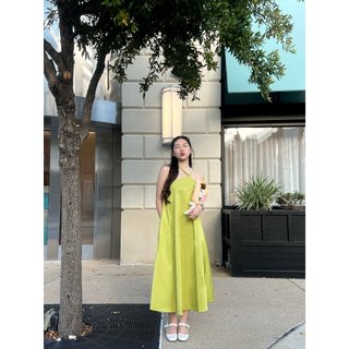 ( HÀNG CÓ SẴN )Đầm dài maxi hai dây Felie form babydoll suông dáng dài thiết kế xinh xắn | Felie Dress | Secodee