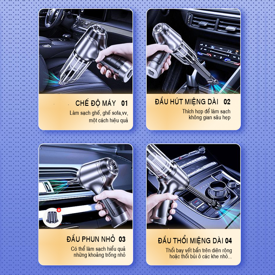 Máy Hút Bụi Cầm tay Mini Cao Cấp SUITU ST-6645 PRO , Hàng Chuẩn Chính Hãng | BigBuy360 - bigbuy360.vn