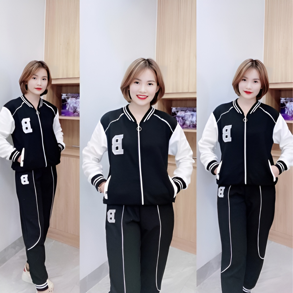 Sét bộ chữ B đen phối tay trắng, tay hơi lem .