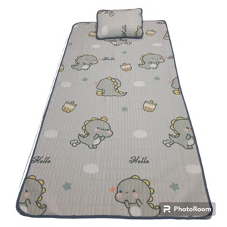 Nệm/ Chiếu điều hòa cao su non 1m x 2m tặng vỏ gối cùng bộ, chiếu nệm điều hòa ký túc xá,  chiếu nệm điều hòa văn Phòng