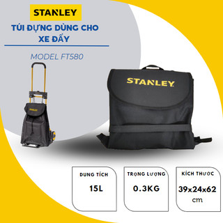Túi đựng đồ nghề có nắp đậy hiệu Stanley dùng cho xe đẩy tay gấp gọn Stanley - Hàng chính hãng