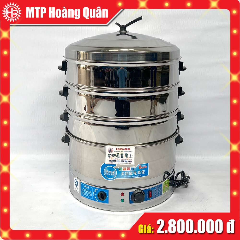 Nồi hấp điện đa năng 3 tầng 52CM