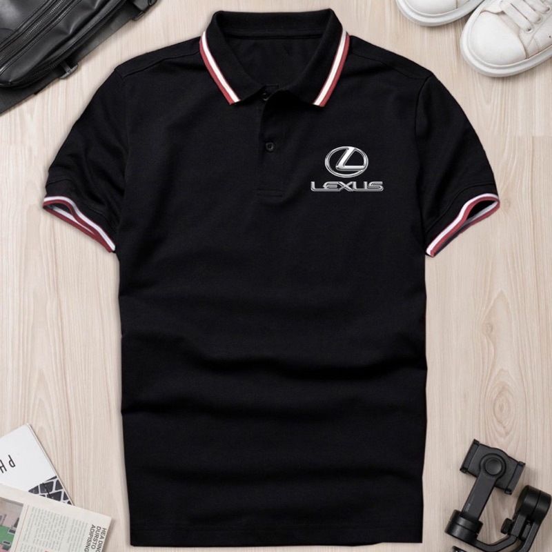 Áo polo nam in chữ lexus đẹp sang xịn