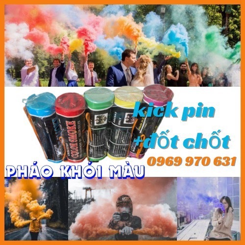 Ống tạo khói, nhiều màu sắc