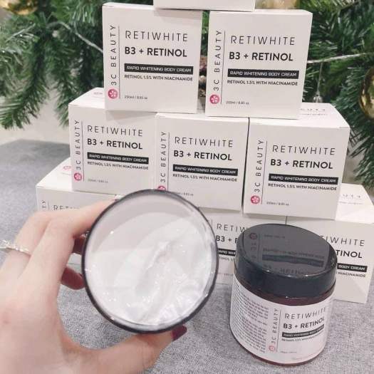 Kem dưỡng trắng da toàn thân RETIWHITE RAPID WHITENING BODY CREAM 250g