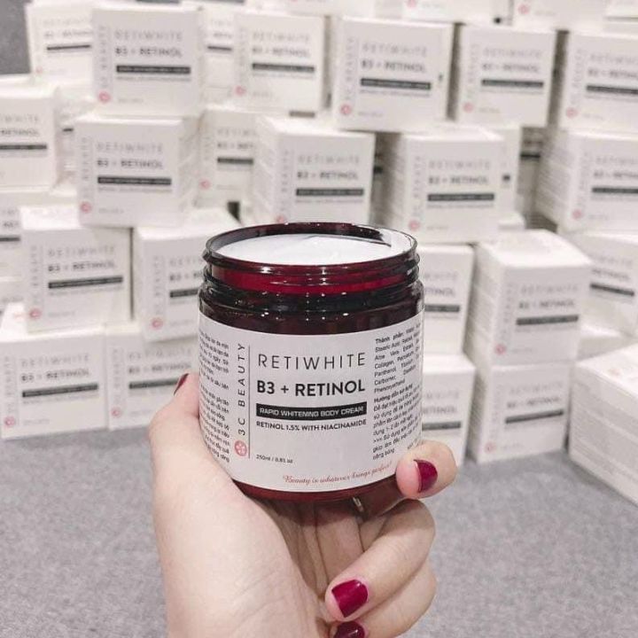 Kem dưỡng trắng da toàn thân RETIWHITE RAPID WHITENING BODY CREAM 250g