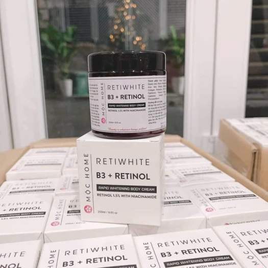 Kem dưỡng trắng da toàn thân RETIWHITE RAPID WHITENING BODY CREAM 250g