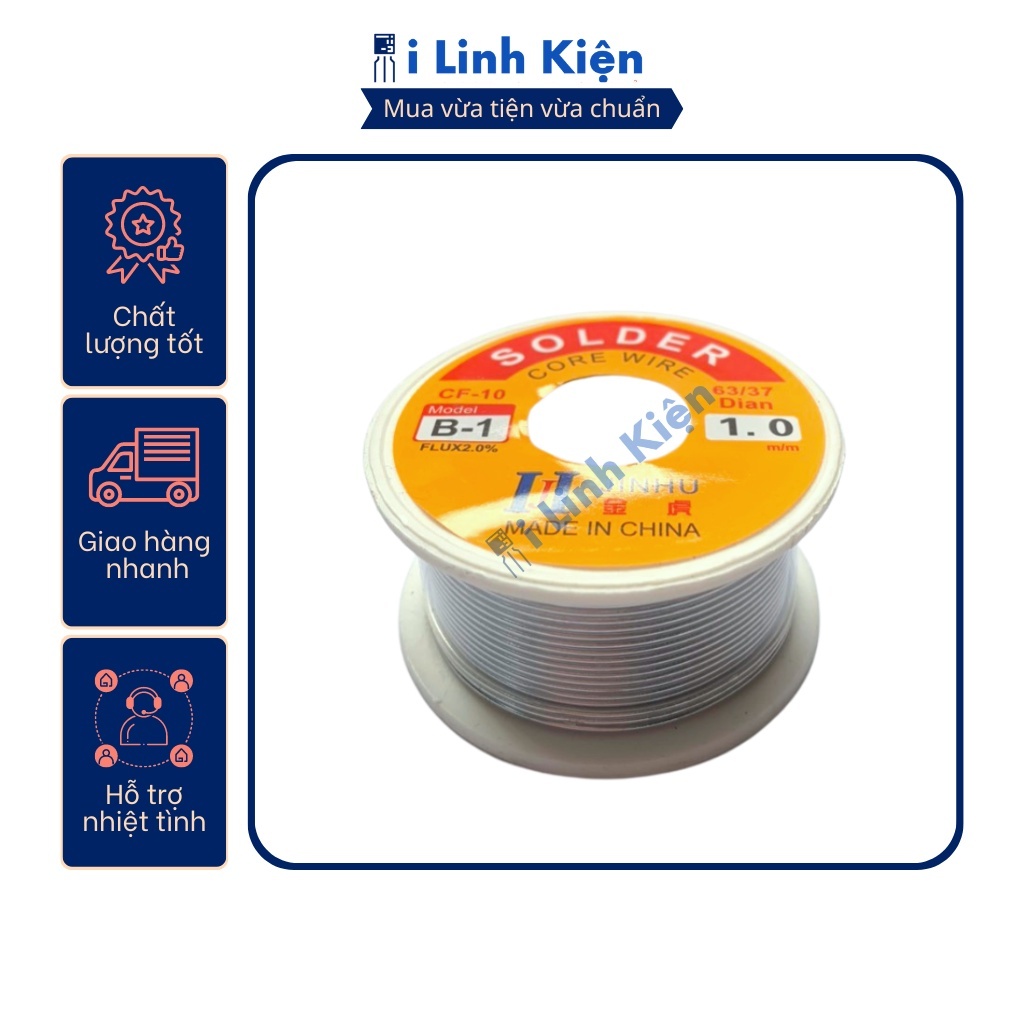 Thiếc hàn nhựa thông sn63 cao cấp 500G nhẹ lửa ít khói mối hàn sáng.