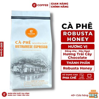 Cafe robusta honey dòng sản phẩm Vietnamese espresso sử dụng Fine Robusta rang mộc hương chocolate