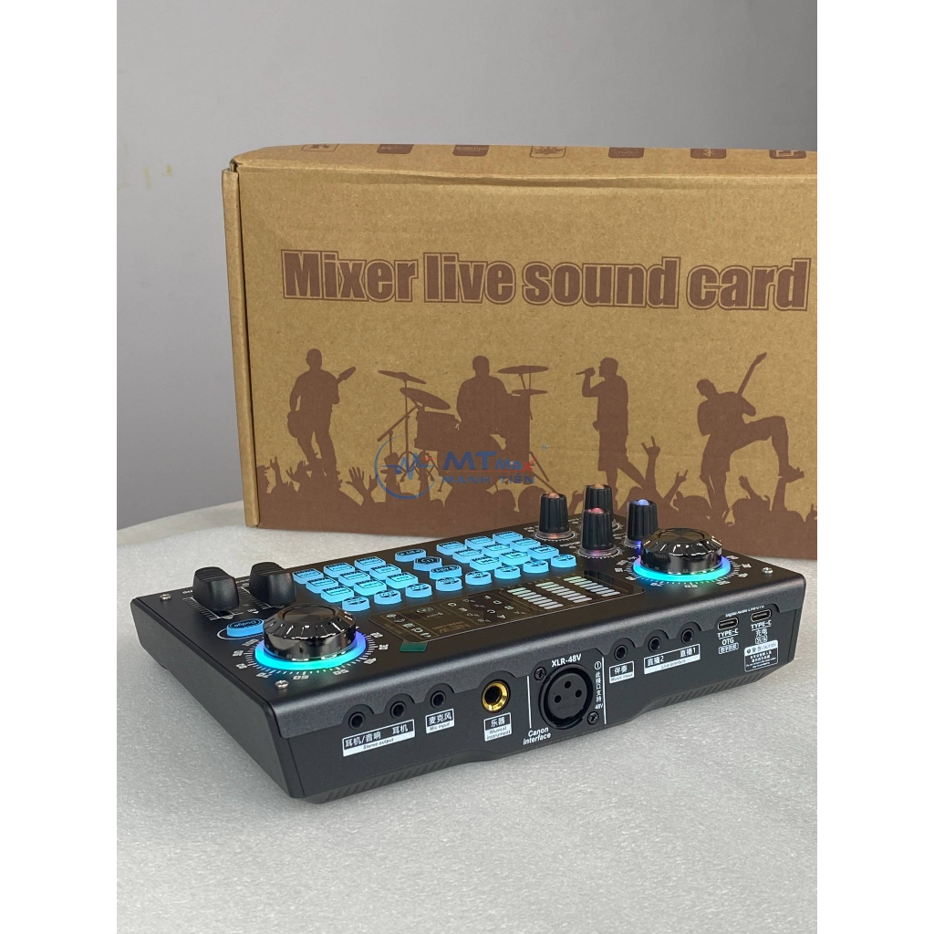 Bộ Soundcard C100, Micro TAKSTAR PC K200 kèm tai nghe chuyên Hỗ Trợ nguồn 48v Hát Autotune , Livestream , Thu Âm