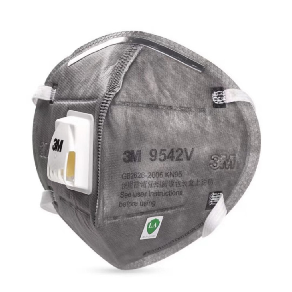 Khẩu trang than hoạt tính 3M 9542V có van thở thông minh, kháng khuẩn bụi mịn 95% Khẩu trang N95
