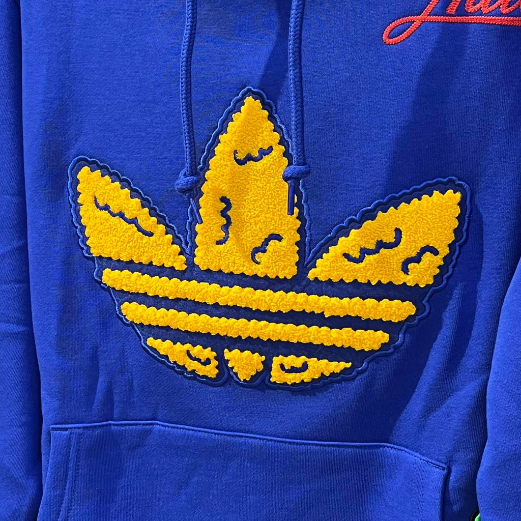 Áo Hoodie Chính Hãng Adidas COLLEGIATE BADGE Blue Shop Xám Store