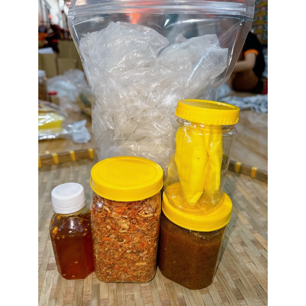 Combo số 27 - Combo bánh tráng MUỐI BÉO nhà Ơ Diêng Store