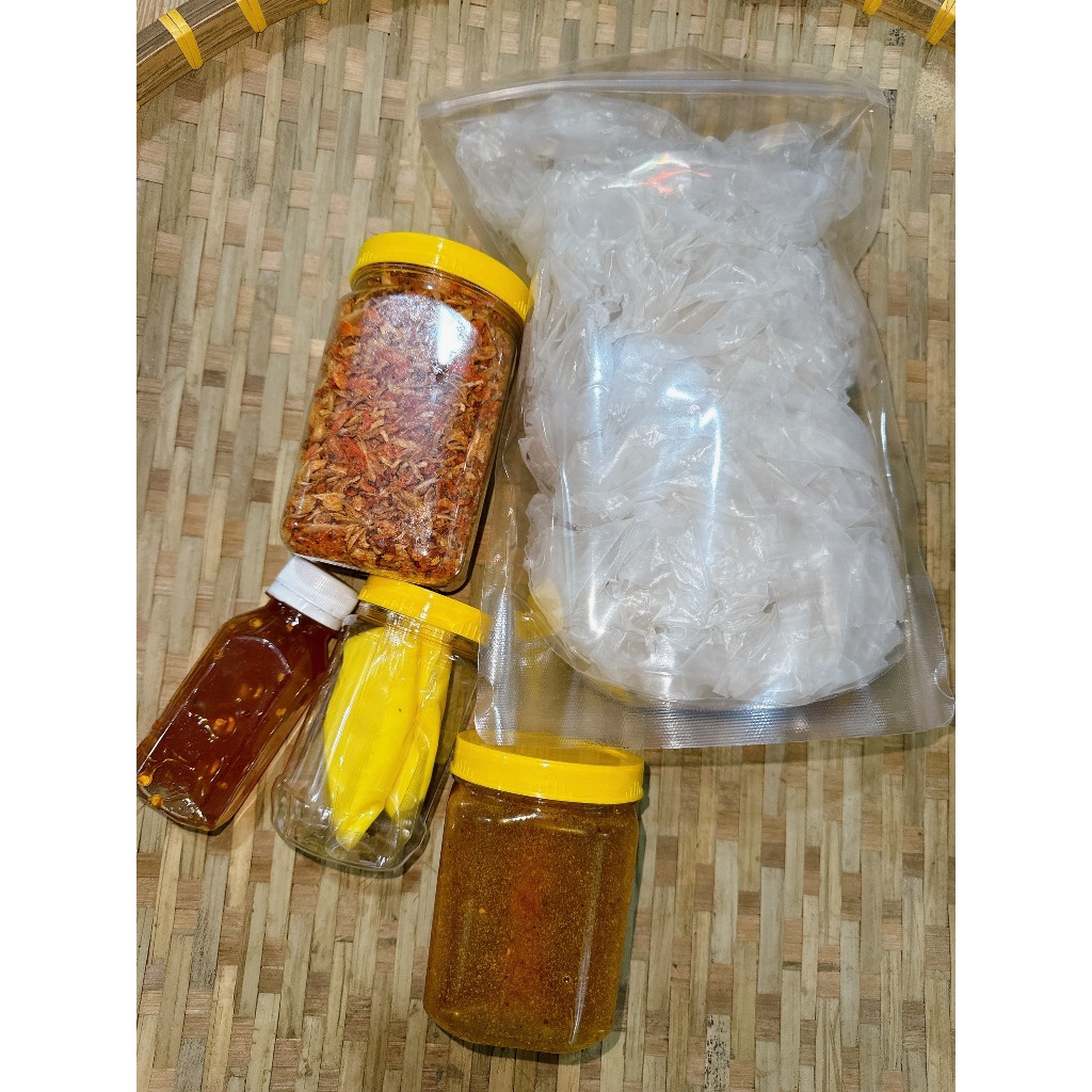 Combo số 27 - Combo bánh tráng MUỐI BÉO nhà Ơ Diêng Store