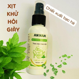  Xịt Thơm Thảo dược - Khử hôi giày - hôi chân - ngăn tiết mồ hôi lòng bàn tay bàn chân chai 50ml 