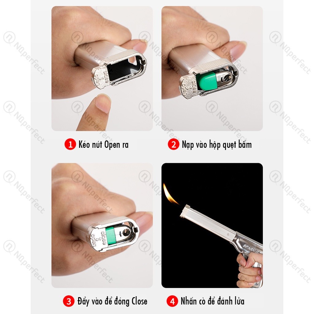 Dụng cụ mồi bếp gas,bếp cồn thắp nến chống gió