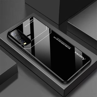 Ốp Lưng VIVO Y20,Y20S, Y12S  Mặt kính gương sáng bóng cao cấp