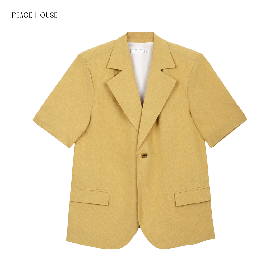 Áo blazer tay ngắn nút kiểu , Peace House Clothing