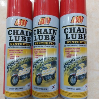 (dùng là thích)xịt bôi trơn và dưỡng sên 3T(mỡ bò dạng phun)1 thùng 12 chai