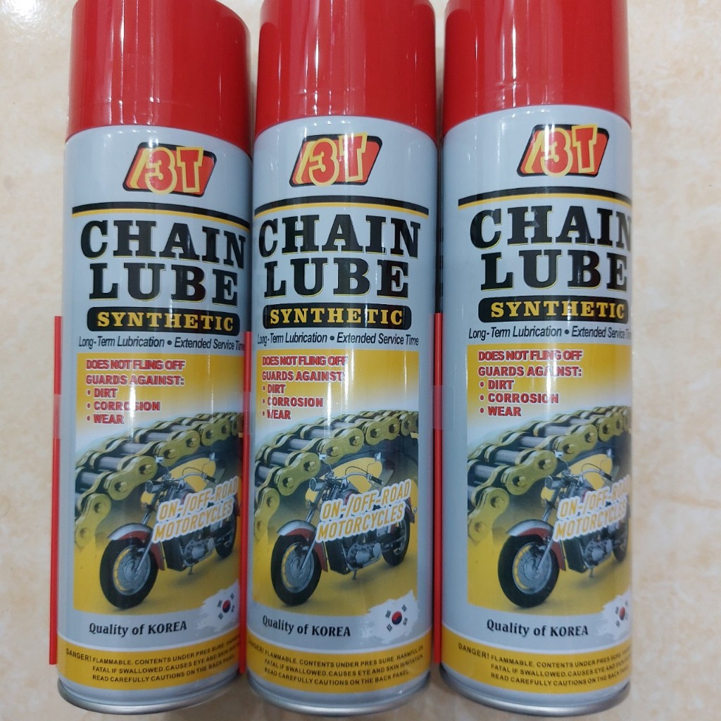 Xịt bôi trơn và dưỡng sên 3T1 thùng 12 chai