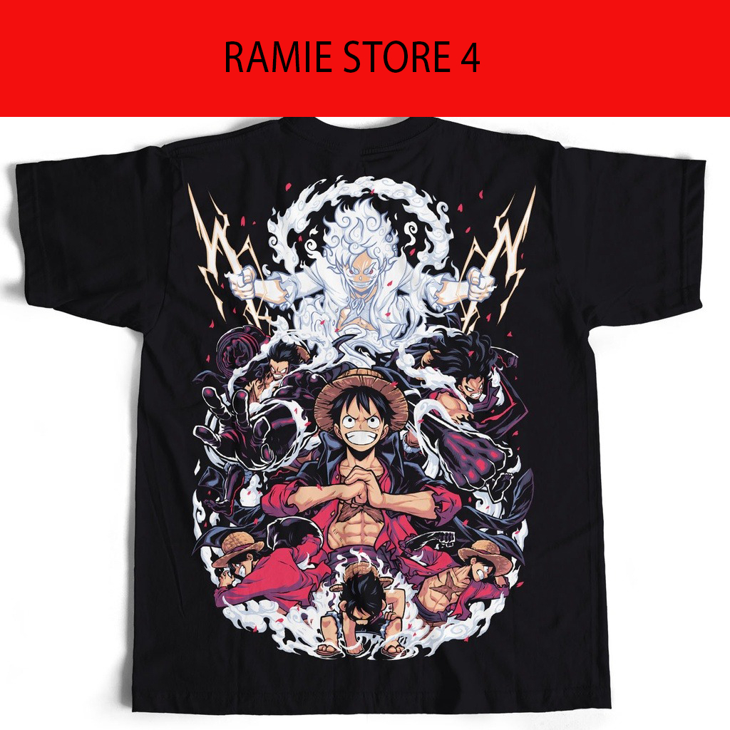 Áo Thun DOODLETOONS ANIME INSPIRED TEE LUFFY G5 Cực Ngầu, Cực chất