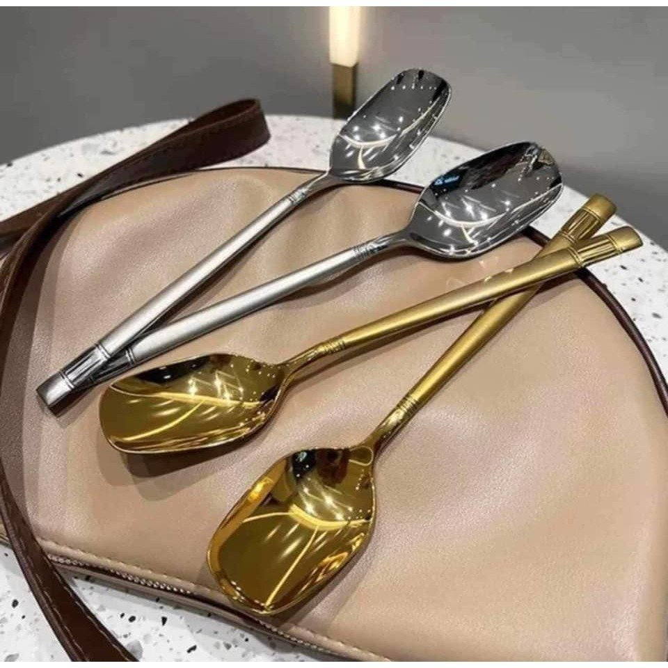 10 THÌA MẠ VÀNG PHONG CÁCH HOÀNG GIA. ĐTLV