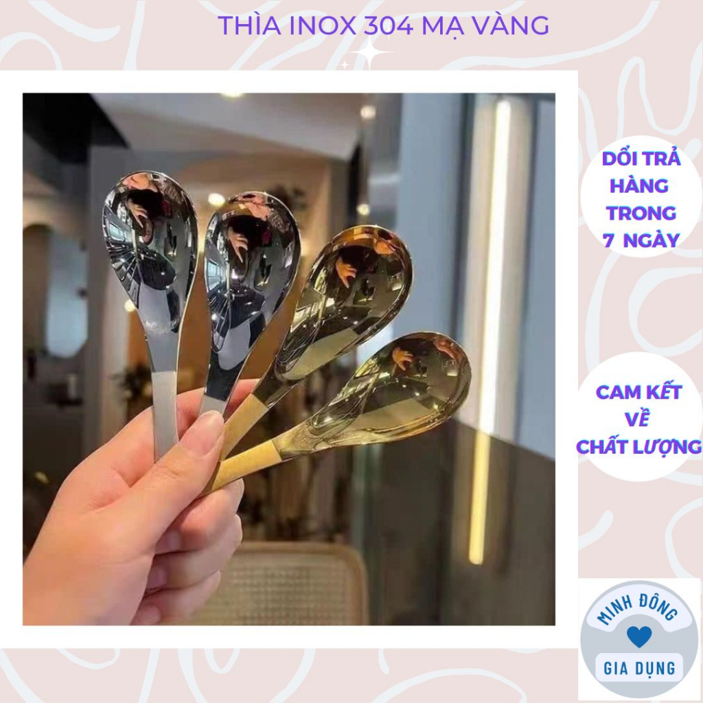 10 THÌA MẠ VÀNG PHONG CÁCH HOÀNG GIA. ĐTLV