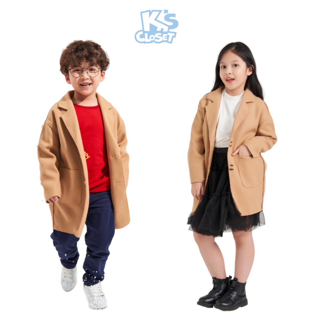 Áo Khoác Trench Coat/Cardigan Cho Bé Trai Và Bé Gái K'S CLOSET (2-14 tuổi) KT044THF/ KT125TWF/ KT175TWF TM