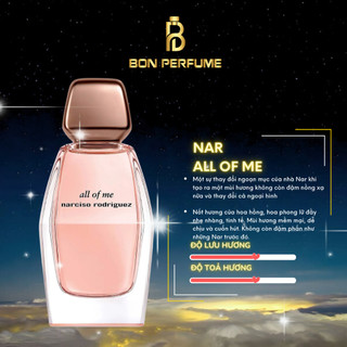 Nước hoa nữ narciso all of me edp 10ml | bon perfume